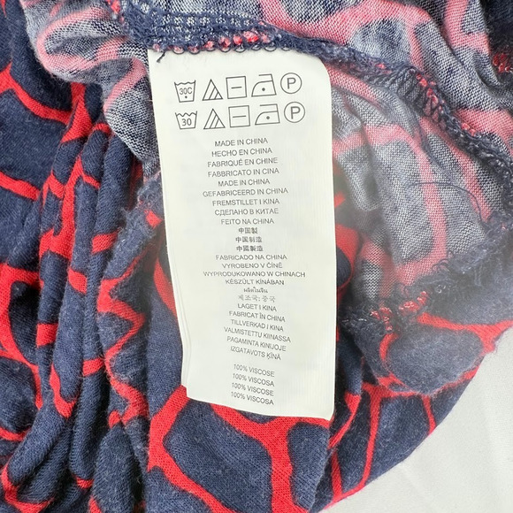 Anne Klein Womens Snake Print Keyhole Neck Long Sleeve Casual Tunic Top M - Picture 6 of 7